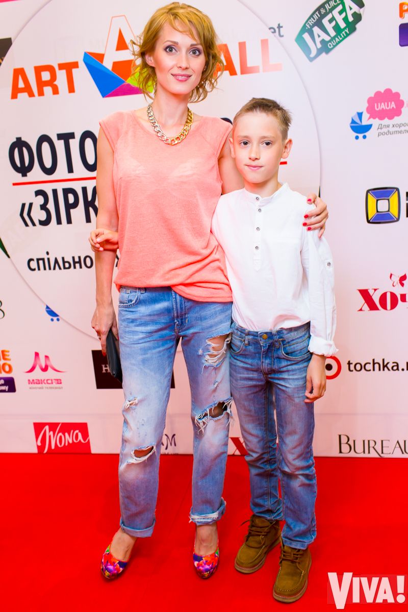 Аида Николайчук с сыном